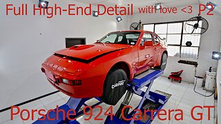 Porsche 924 Carrera GT - Detailing & Preserving A Classic! P2 Paint Correction! (Vlog 28.2)