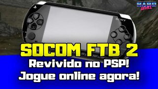 SOCOM Fireteam Bravo 2 ONLINE no PSP! Mais um jogo revivido!