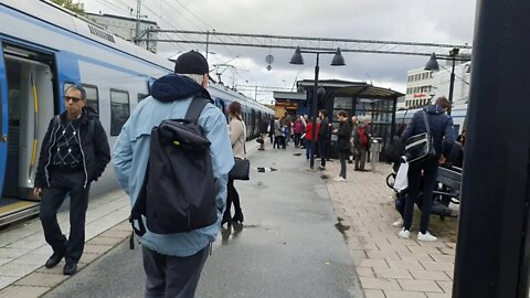 Train breaks down iän Sweden.