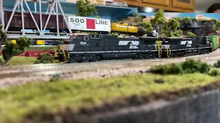 N Scale Dash 9s rolling out