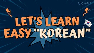 Let's Learn Korean Hangul Easily