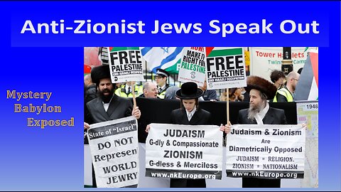 Anti Zionist Jews Speak Out