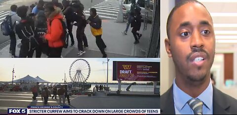 Bad Black Parents Sponsor Their Kids To Terrorize w/ Mob at National Harbor, Curfew Gets Employed