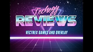 Techegy Reviews! - Sean Kelly Vectrex Unboxing (3 games, Overlays and More!