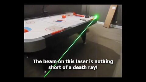 Burning Green Laser Death Ray!