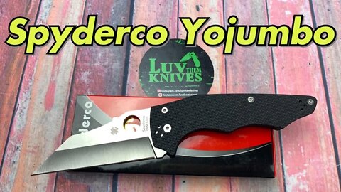 Spyderco Yojumbo / includes disassembly / Michael Janich design Yojimbo has a big brother !