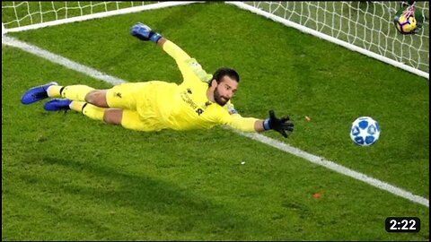 Top 10 saves of Alisson backer in football history