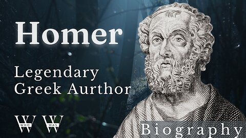 Father of Western Literature: A Look at Homer's Life | Homer Biography @Who-was
