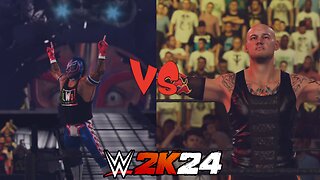 WWE 2K24: Rey Mysterio VS Baron Corbin