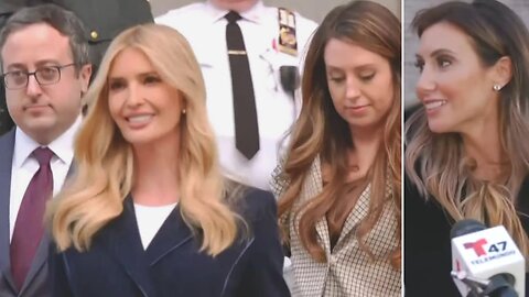 Ivanka Trump faces down the media and street mob to give testimony at dad's trial - Nov 2023