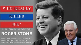 Roger Stone | Who REALLY Killed JFK? | Live Event With Roger Stone In Tulsarusalem