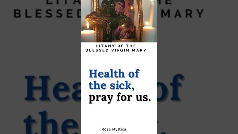 Health of the sick pray for us #shorts