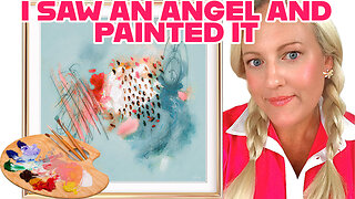 I SAW A RED ANGEL AND PAINTED IT!