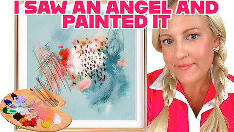 I SAW A RED ANGEL AND PAINTED IT!