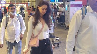 Disha Patani बिना मेकअप के भी दिखी बेहद खूबसूरत, Mumbai Airport पर 💖📸