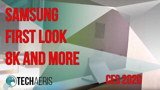 [CES 2020] Samsung The First Look 8K TV's and More