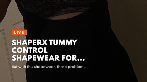 SHAPERX Tummy Control Shapewear for Women Seamless Fajas Bodysuit Open Bust Mid Thigh Body Shap...