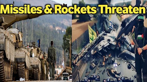 Hamas and Hezbollah's missiles and rockets threaten Israeli military aircraft | game on