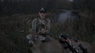 Big Buck down! My first bow kill