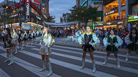 University Cheerleading Shinchon World Youth Festival Seoul Travel Guide 4K HDR