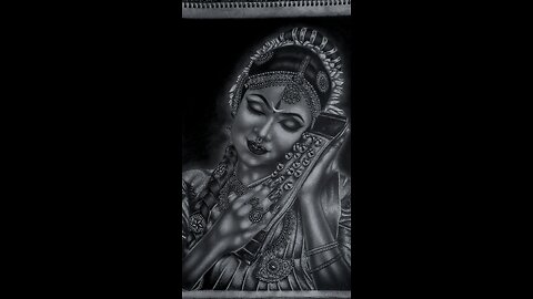 Indian classical dancer #ruble #art #art # drawing #realsitic #trending