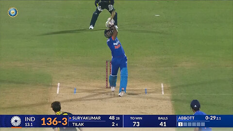 IND vs AUS 2023-24, 1ST T20I: Suryakumar Yadav Six