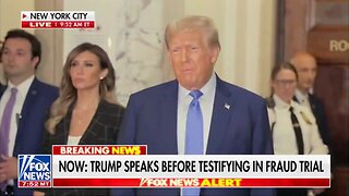 Donald Trump Speaks At NYC Courtroom: 'This Is Really Election Interference'