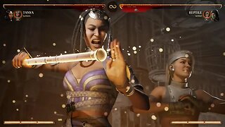 Mortal Kombat 1 2023 Tanya & Sonya Blade Kameo Fatal Blow