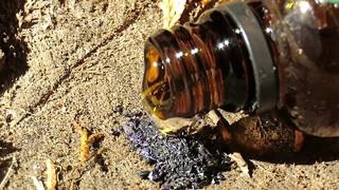 STARTING A FIRE WITH EASE USING POTASSIUM PERMANGANATE AND GLYCERIN