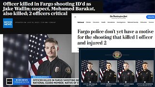 Officer killed in Fargo ambush shooting; suspect, Mohamed Barakat, also killed; 2 officers critical