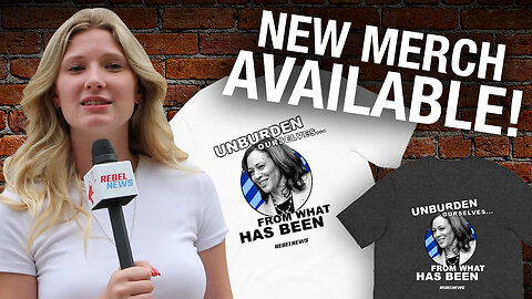 "Unburden" yourself with a new Kamala Harris T-shirt!