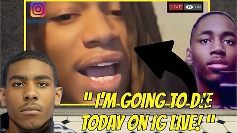 Bmore Man Confessed To K!lling 6 Ppl On Instagram Live & St*bbed Himself in the Heart!