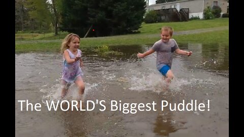 The WORLDS Biggest Puddle