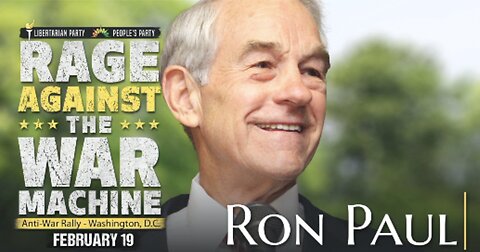Ron Paul's Speech From Rage Against The War Machine Rally