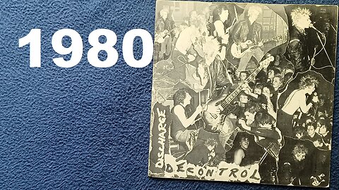 DISCHARGE "Decontrol/It's No T.V. Sketch/Tomorrow Belongs To Us", 7in 45 RPM, CLAY 5/INTERSONG, 1980