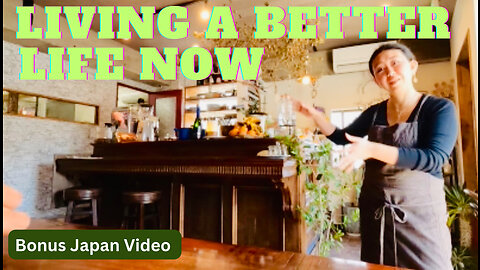 Living a better life now at Dream Cafe in Nagoya, Japan bonus video