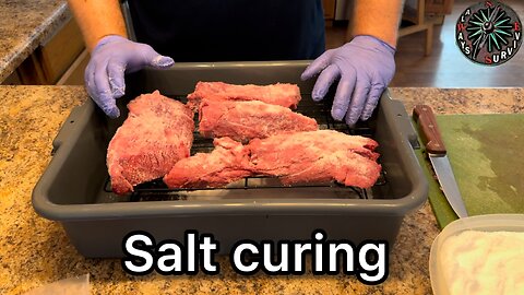 Salt Curing Meat BEEF 🥩 For Longer Food Storage
