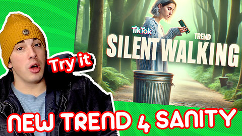 🧠New TikTok Trend - SILENT WALKING - No phones - No music - Just walking in SILENCE🤯