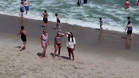 My Girls On Beach - Ocean City Maryland