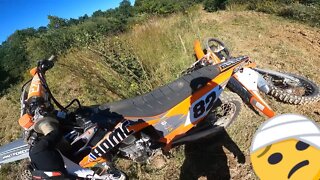 Riding my private motocross track for the first time in 5 YEARS! (CRASH)