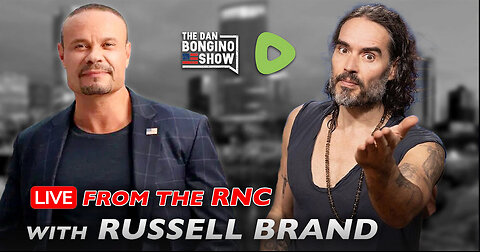 Bongino x Russell Brand - LIVE at the RNC