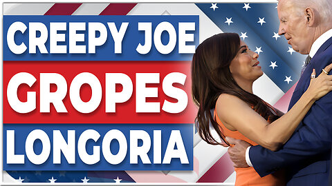 CREEPY Joe Biden Gropes Eva Longoria: She was 17 I was 40!