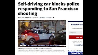 Self-driving car blocks police responding to San Francisco shooting