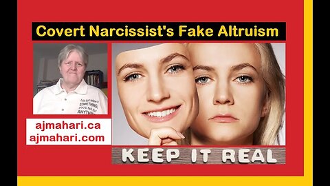 Covert Narcissists Fake Altruism For Supply