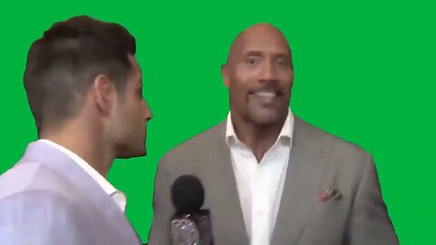 The Rock using the wrong emote GreenScreen