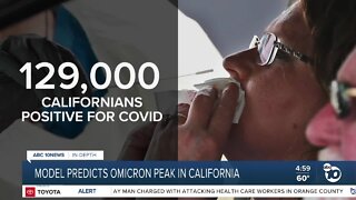 In-Depth: Forecast predicts omicron cases peaked in California