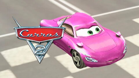 DISNEY CARS 2 (PSP) #6 - Jogando com a Holley Caixadibrita! (PT-BR)