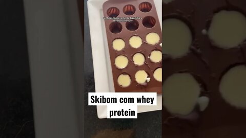 [chocolate] Skibom com Whey Protein caseiro #shorts #wheyprotein #sorvetefacil
