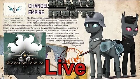 Hearts of Iron IV - Equestria at War - Live Stream