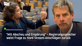 "Mit Abscheu und Empörung" – Regierungssprecher weist Frage zu Nord Stream-Anschlägen zurück